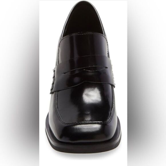 Jeffery Campbell stacked heel lifts a sophisticated loafer. - Picture 5 of 8